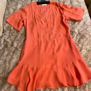ALC 100% Silk Mini Dress in Sunset, size 6 from Saks Fifth Avenue in NYC.